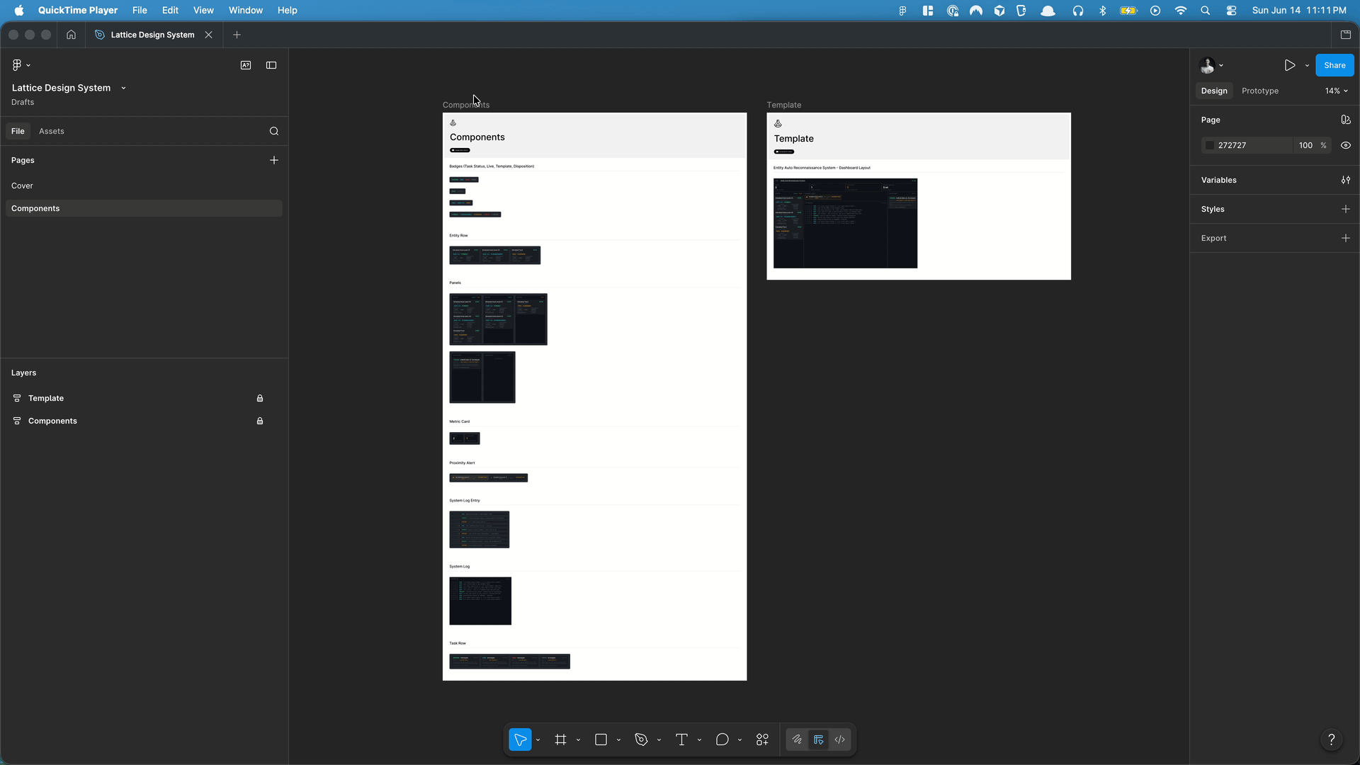 Components and templates in Figma
